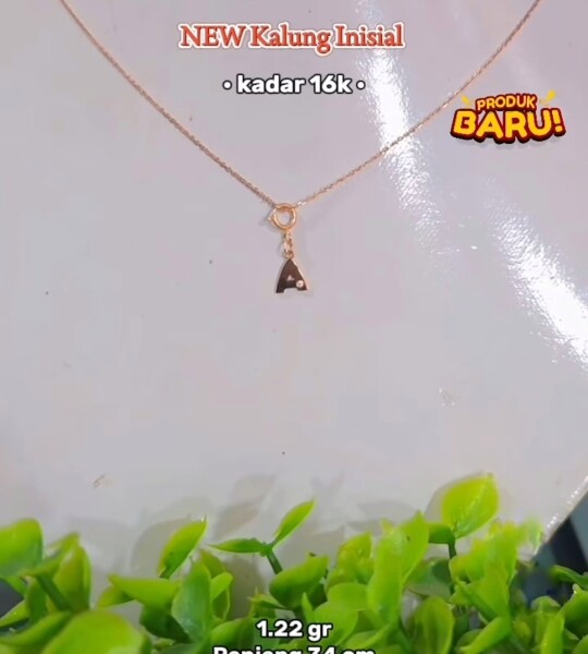 Kalung inisial A