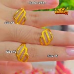 Cincin Tiga Lengkung Terbuka