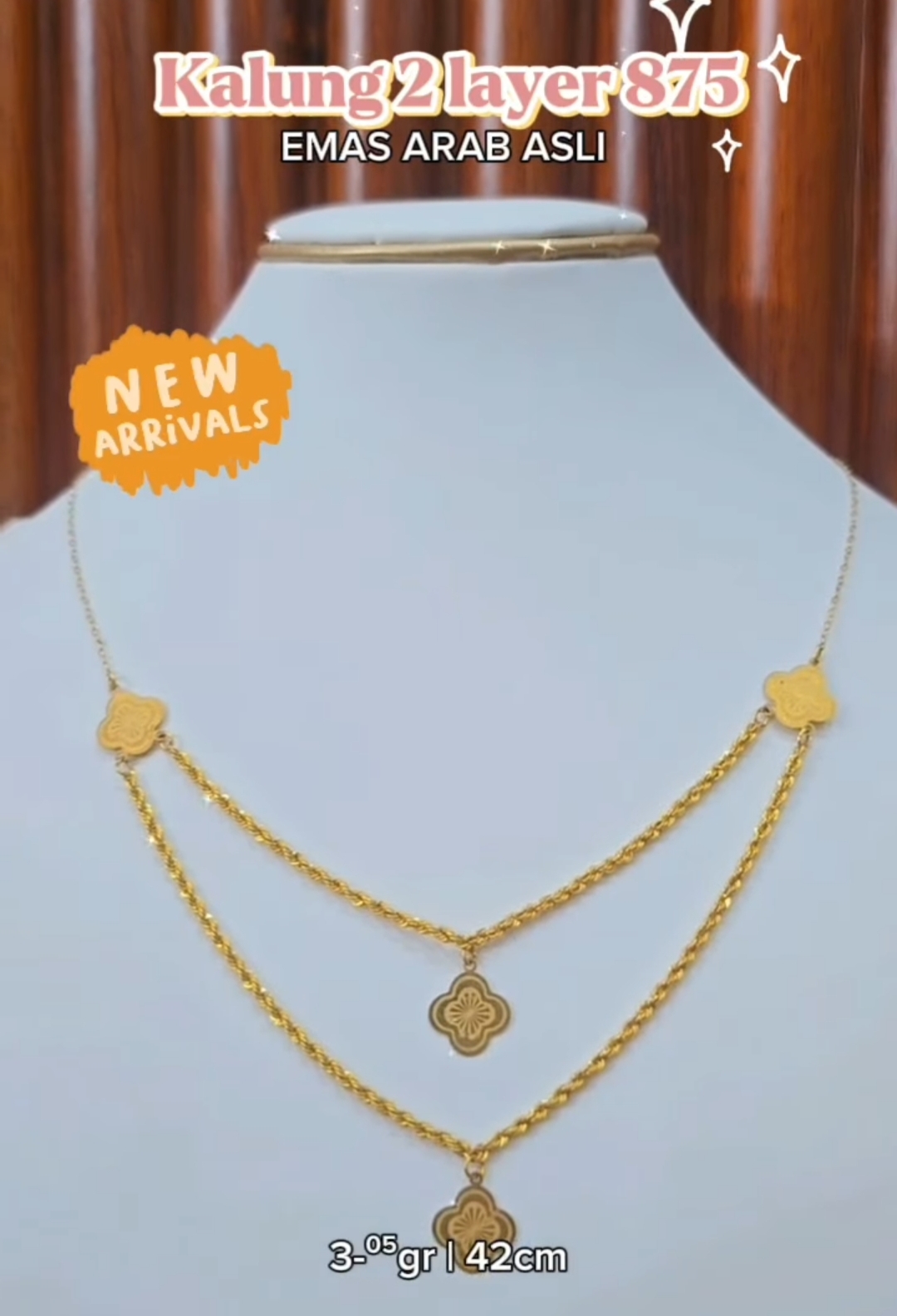 Amara Layered Shine Necklace 875