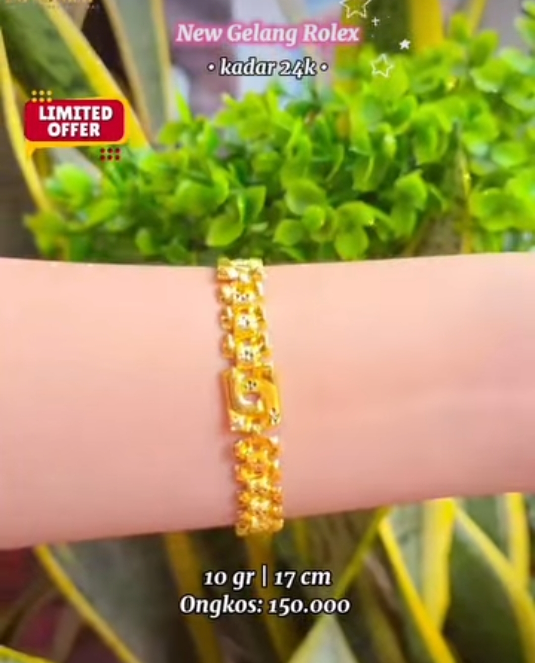 Golden Rolex Prestige 24k