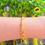 Ribbon Sphere Bracelet 24k