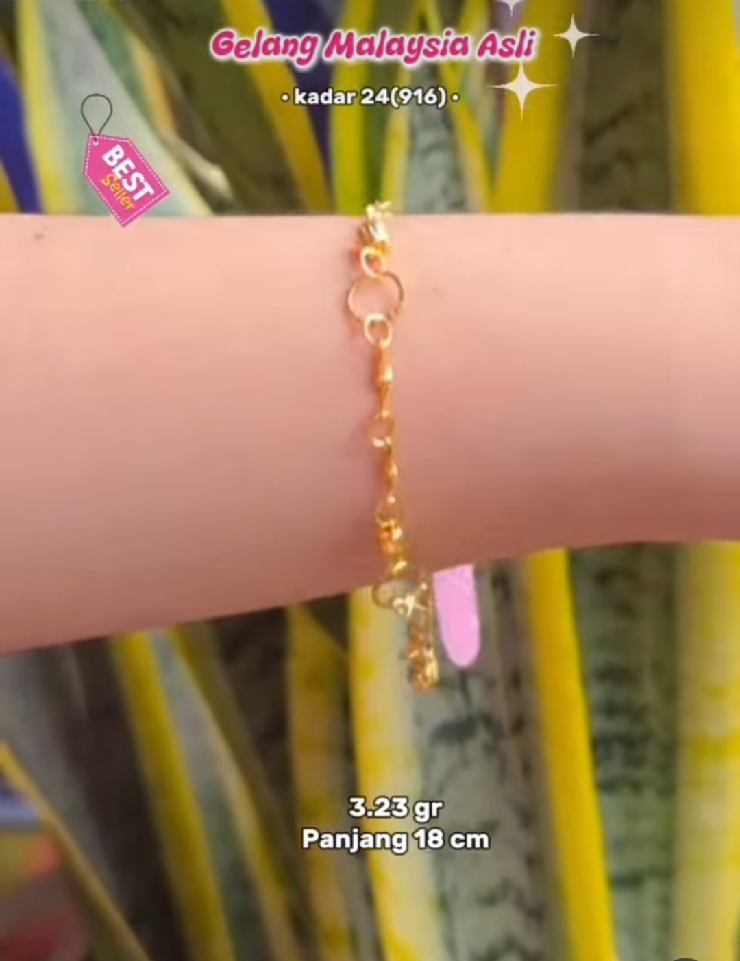 Golden Twirl Bracelet 916