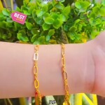 Gelang paper klip 24k