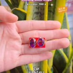 Giwang Batu Ungu Elegance